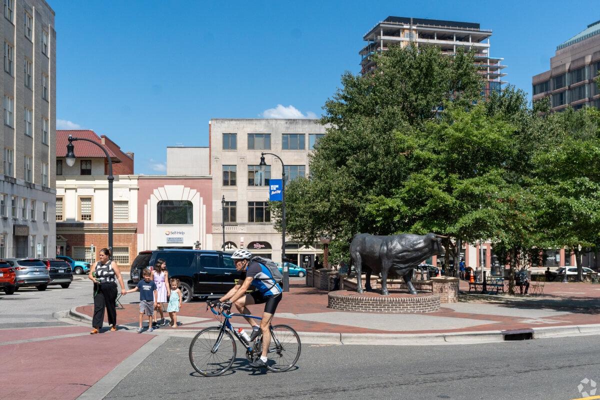 City view of Downtown Durham