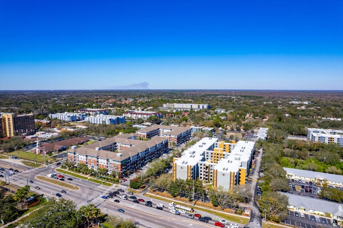 University Square is home to many apartment communities.
