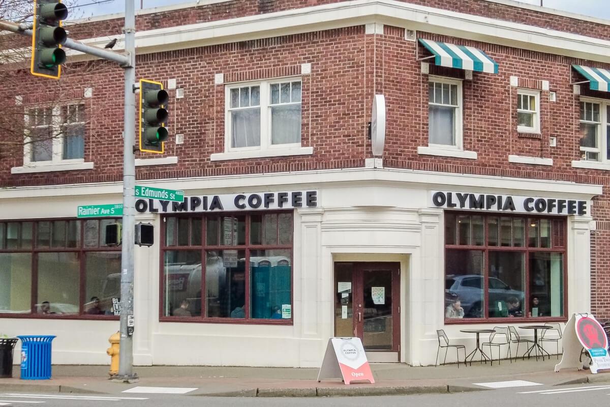 Olympia Coffee Roasting sits on the corner of Rainier Avenue South and South Edmunds Street in Columbia City.