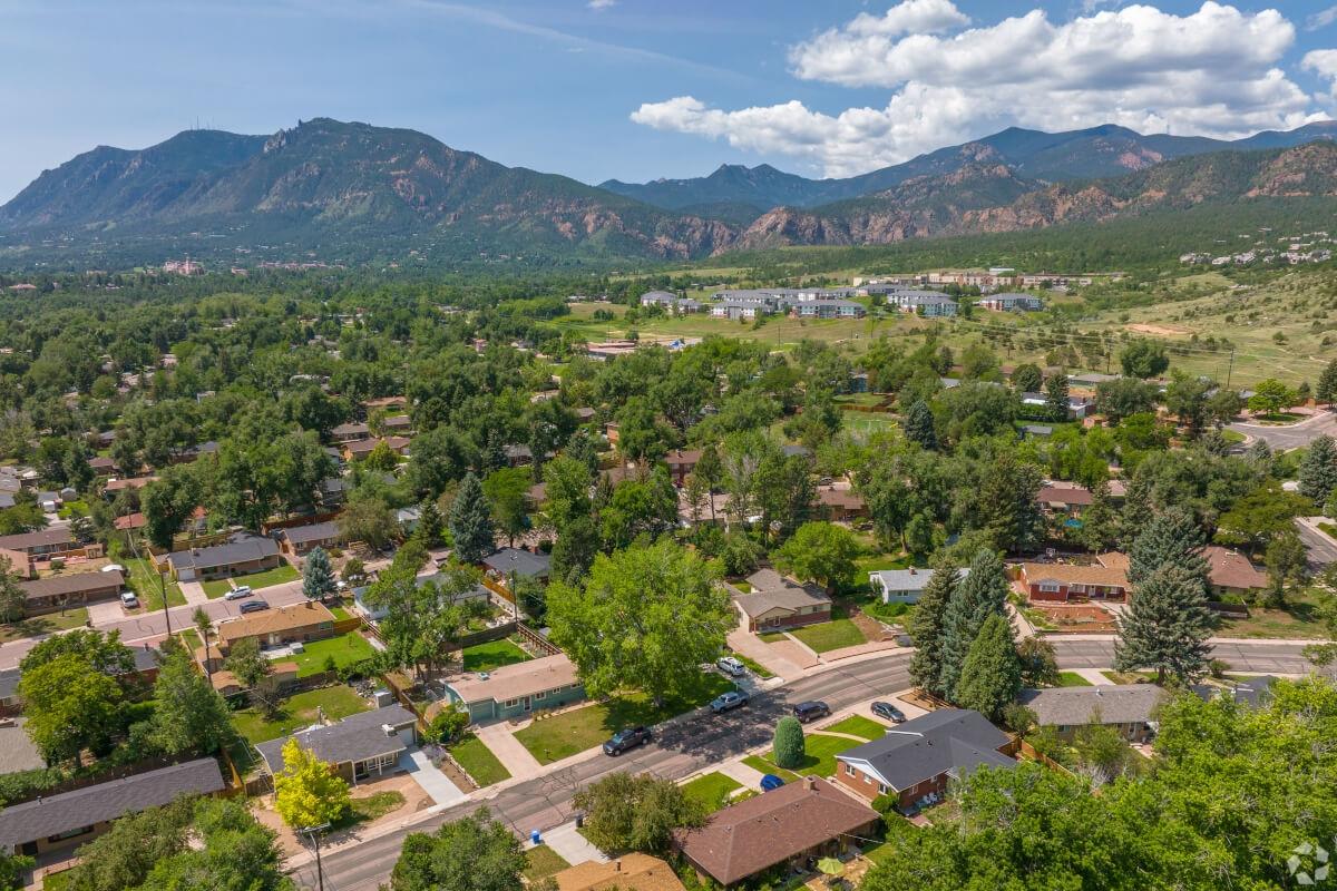 Colorado Springs is a green city.