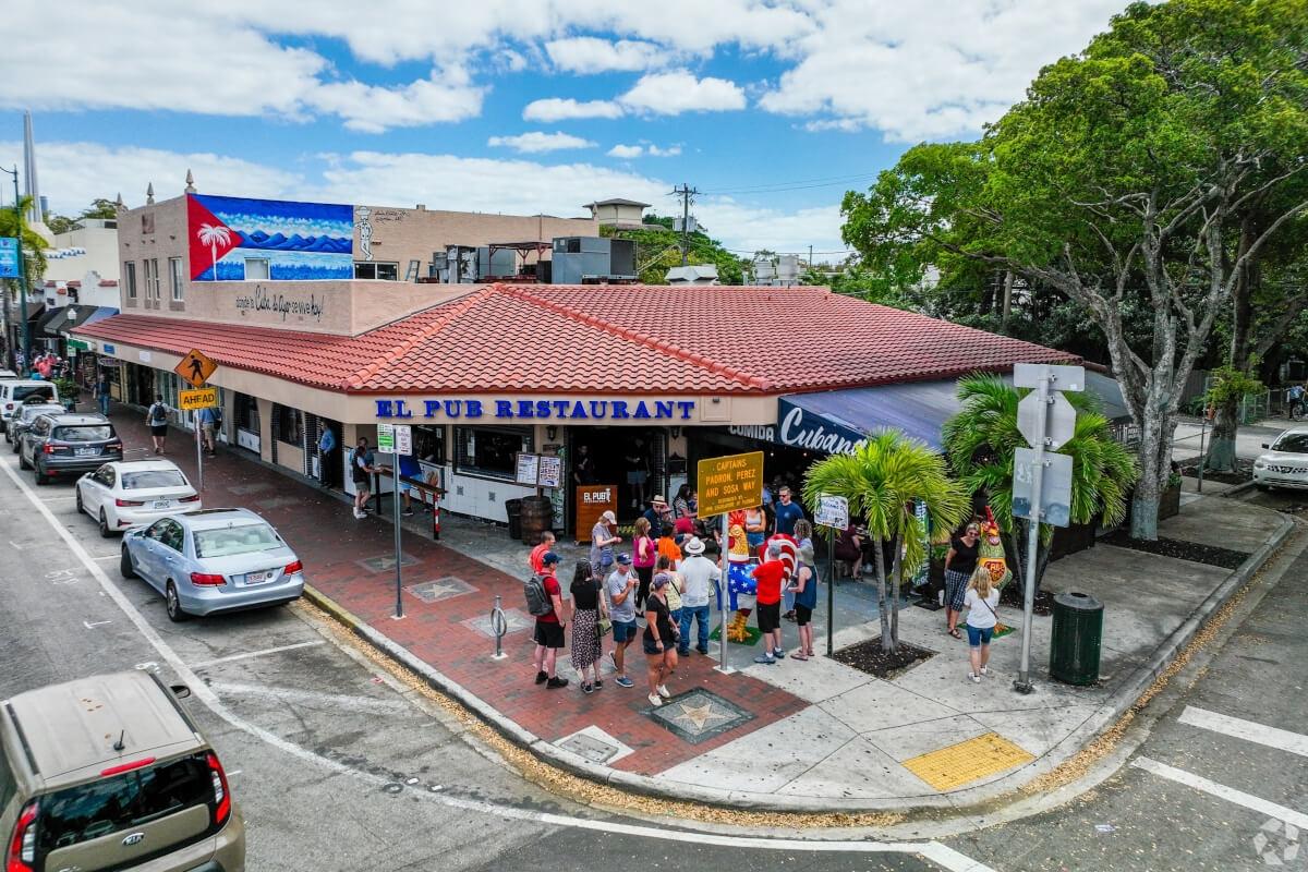 Popular restaurant has a large group of people waiting outside.