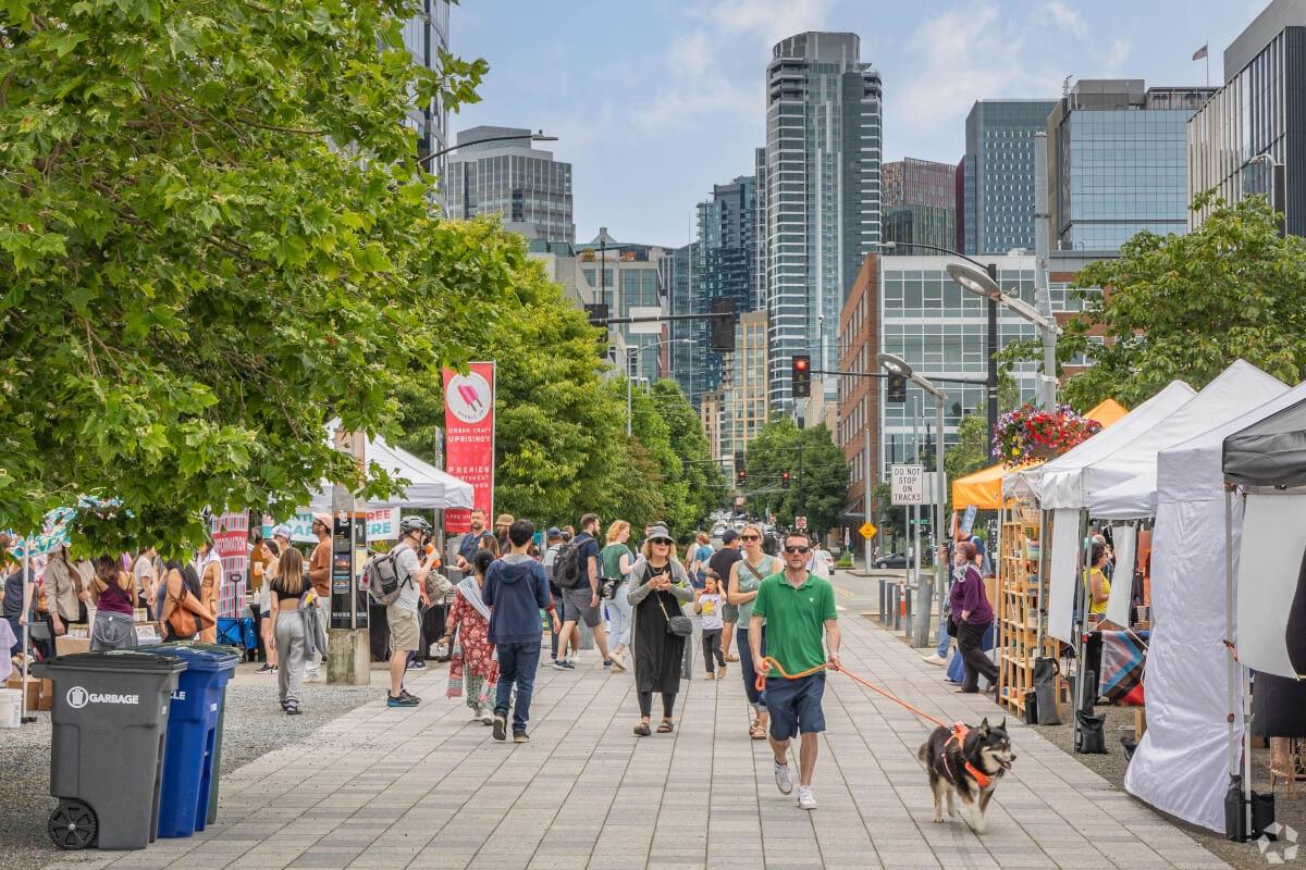 Events in South Lake Union welcome dogs like Gobble Up SLU.