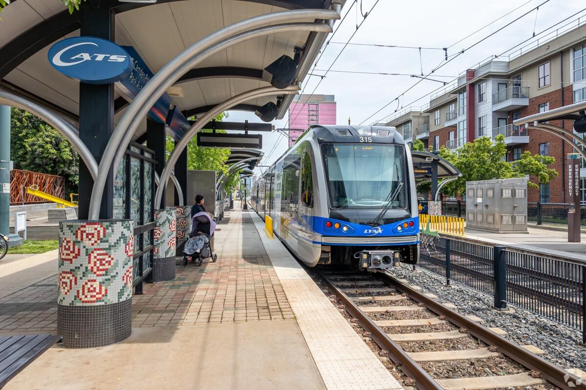 The LYNX Light Rail in Charlotte, NC