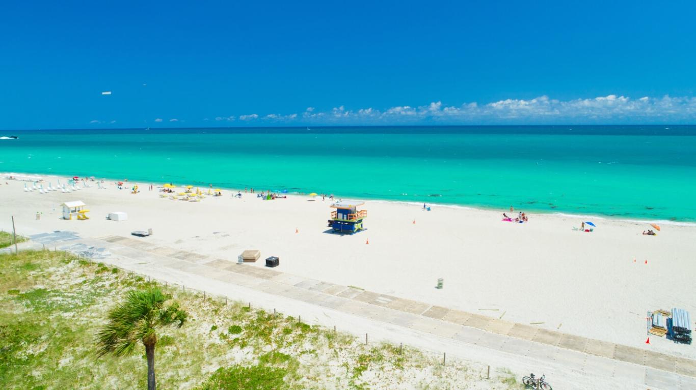 South Beach in Miami, FL