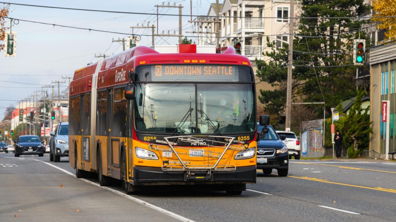 A bus ride in Seattle