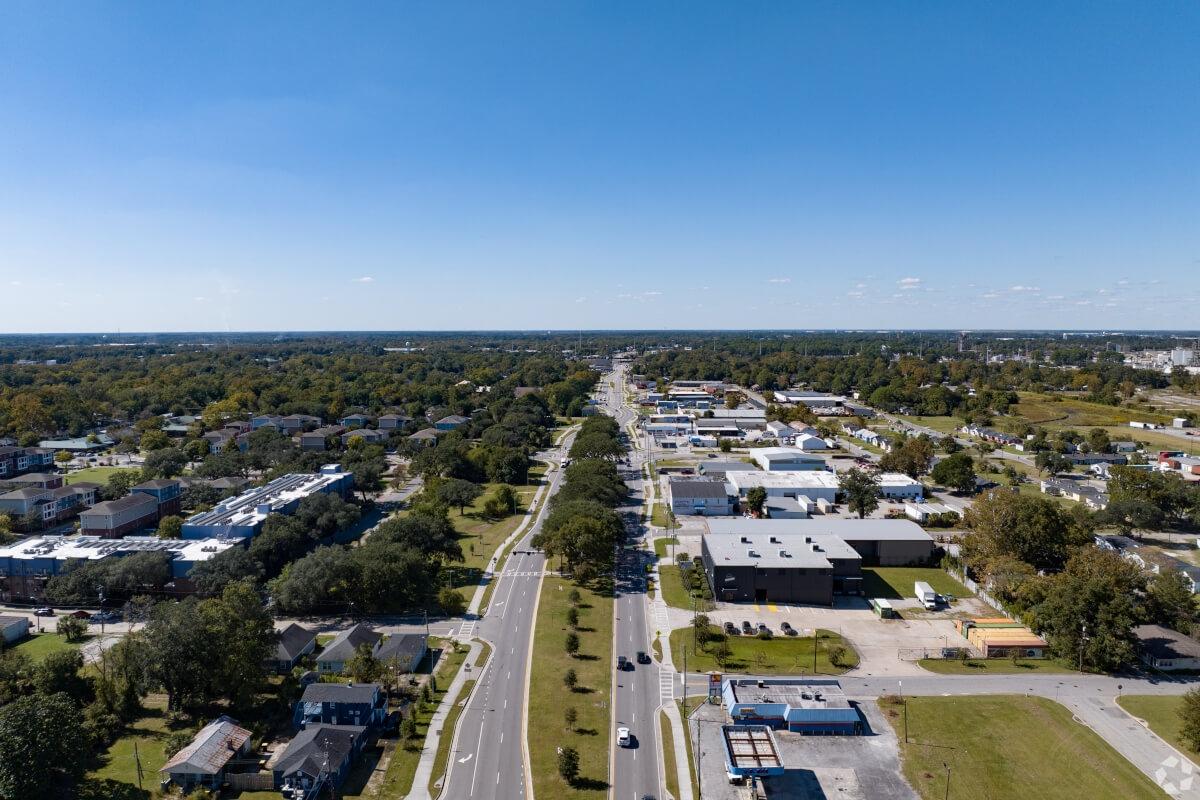 Photo of homes and businesses found in West Savannah.