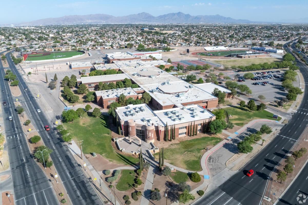 Pico Norte neighborhood from aerial view