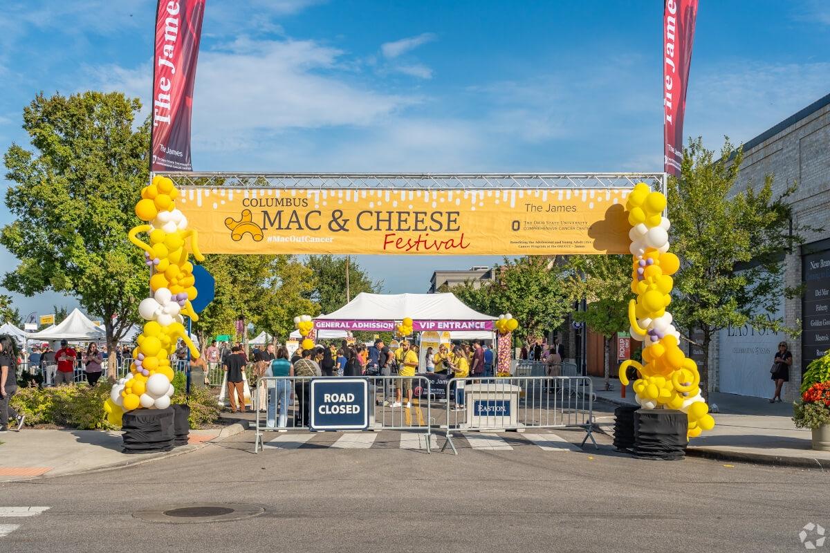 A street festival event in Columbus, OH