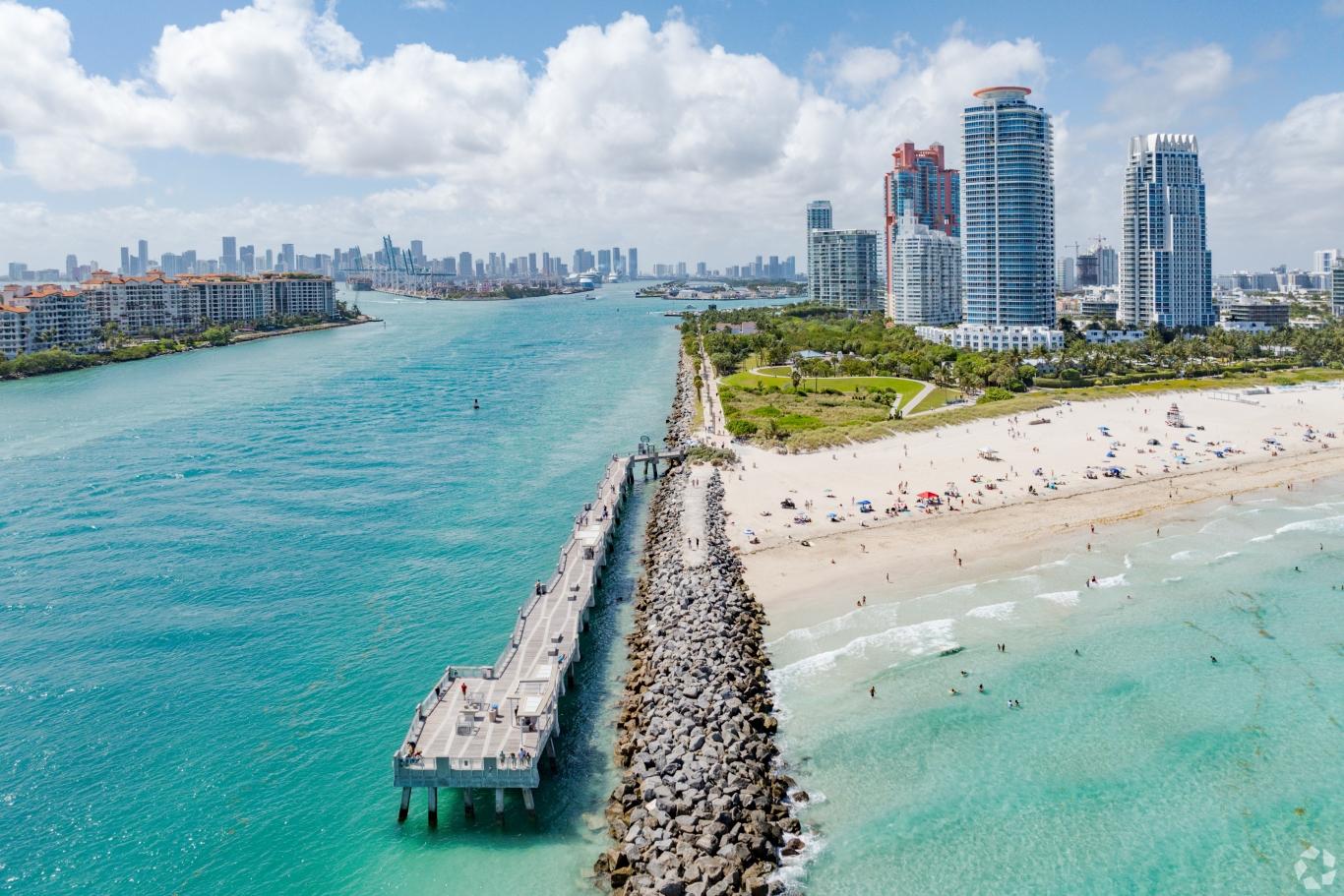 Sunny Miami Coastline