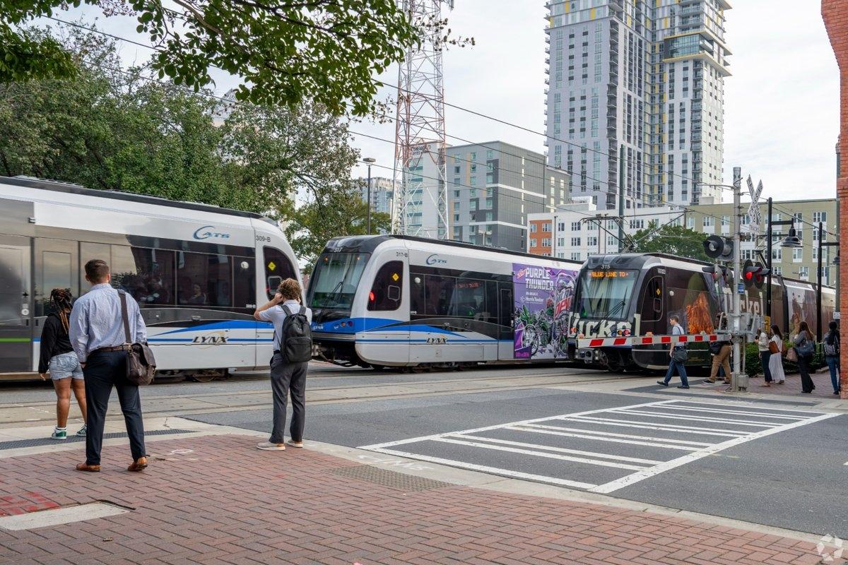 Walkability and public transportation are major selling points for First Ward.