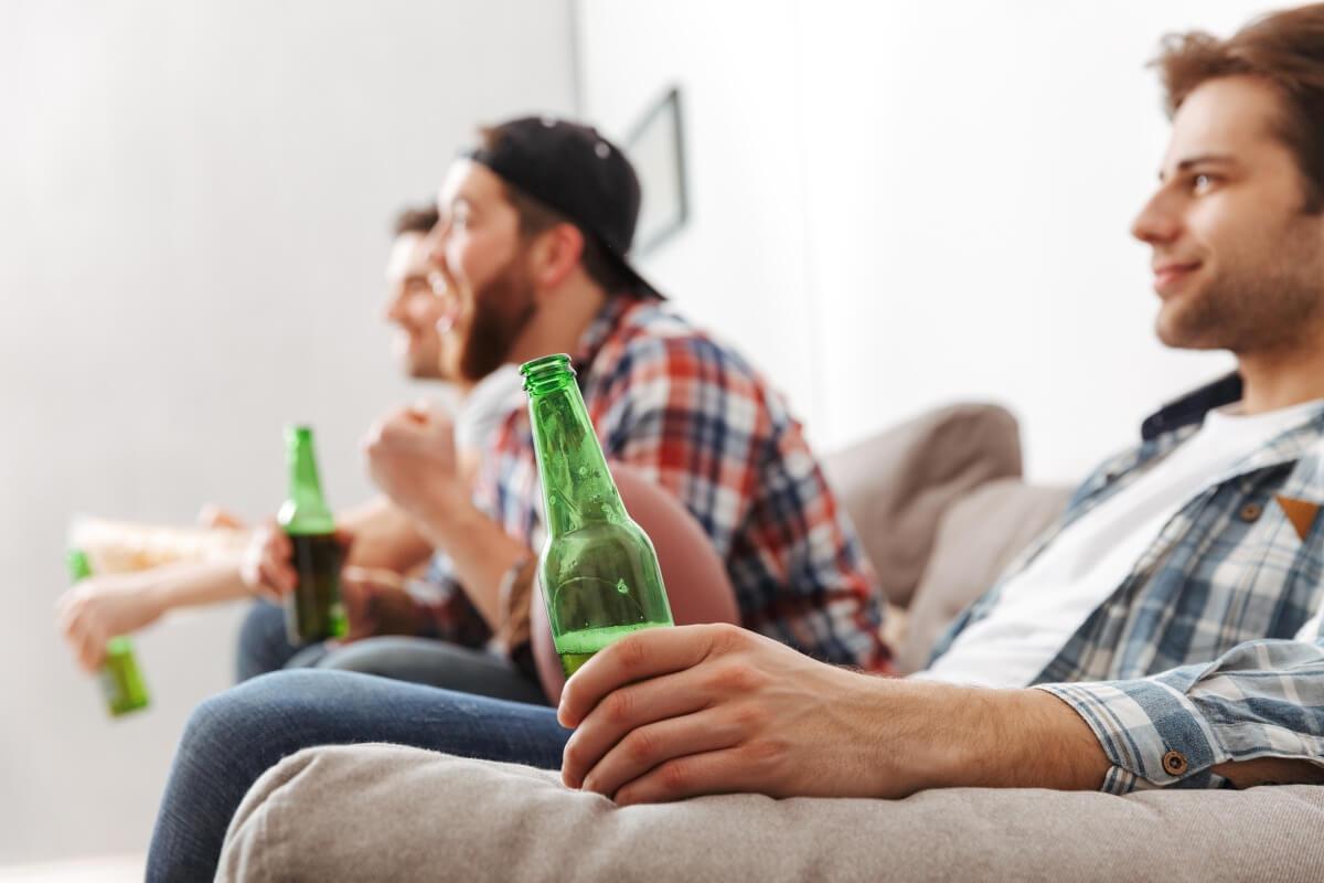 Apartment renter holds football watch party
