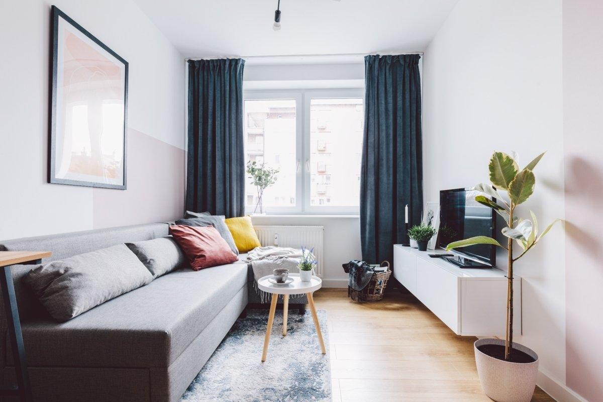 A small furnished studio apartment
