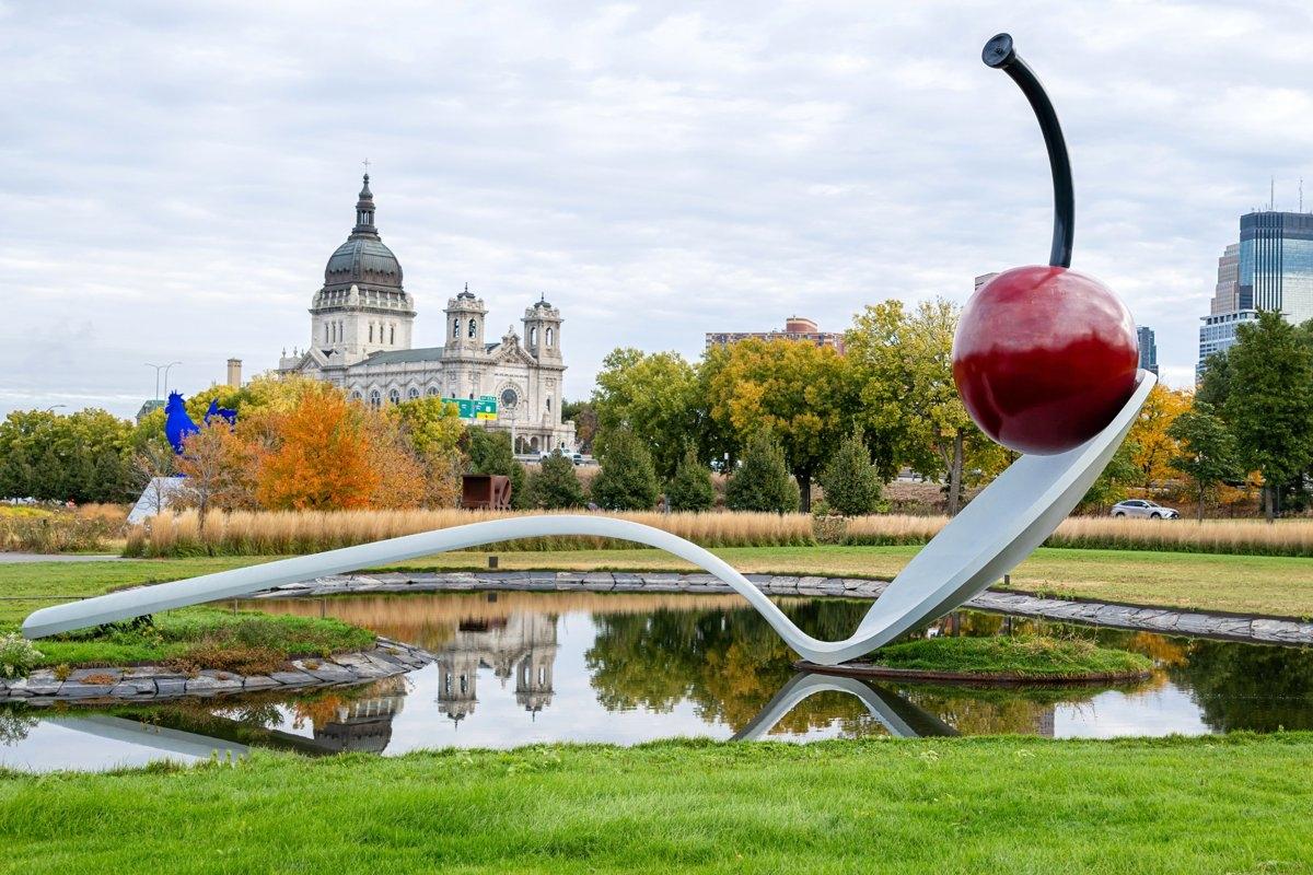Spoonbridge sculpture in Minneapolis
