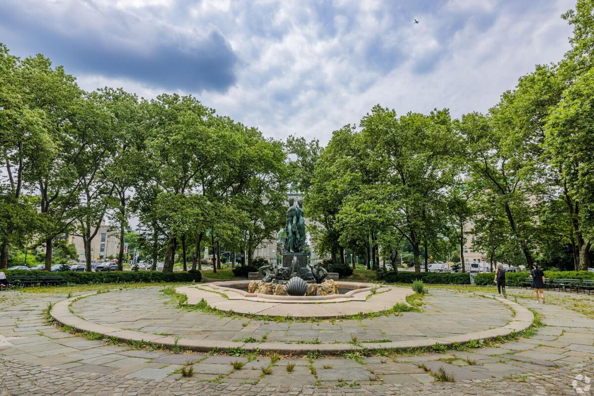 Bailey Fountain in Grand Army Plaza.
