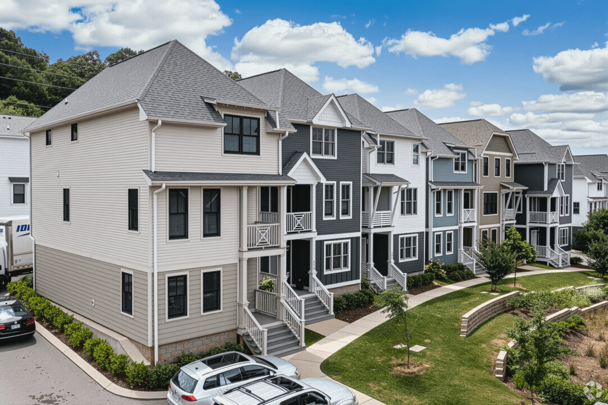 Townhomes in Village at Cameron Harbor in Chattanooga, TN.