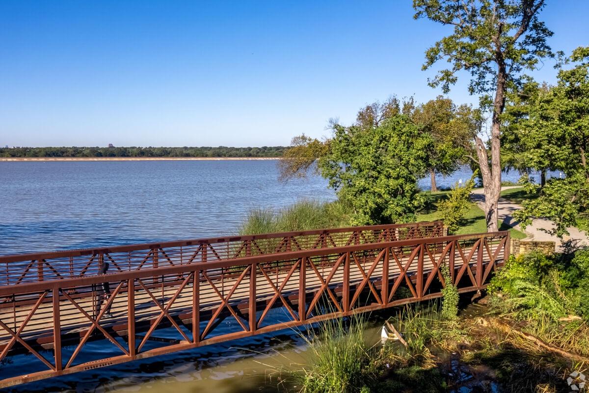 A view of the lake in Lochwood