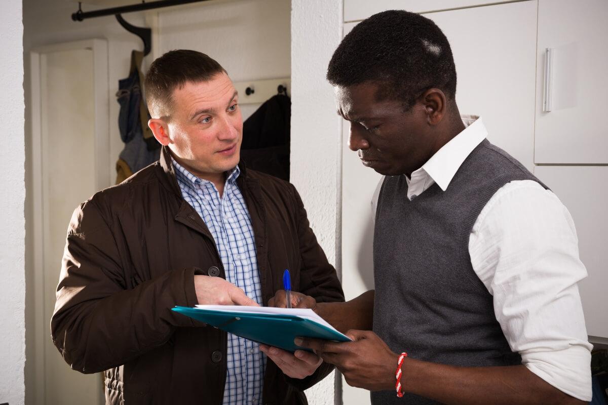 Tenant negotiates with his landlord to make cosmetic changes to his apartment.