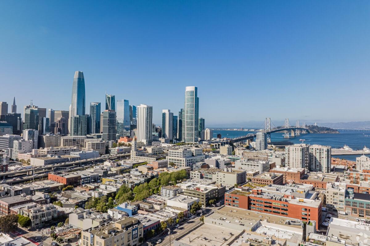 Skyline of San Francisco.