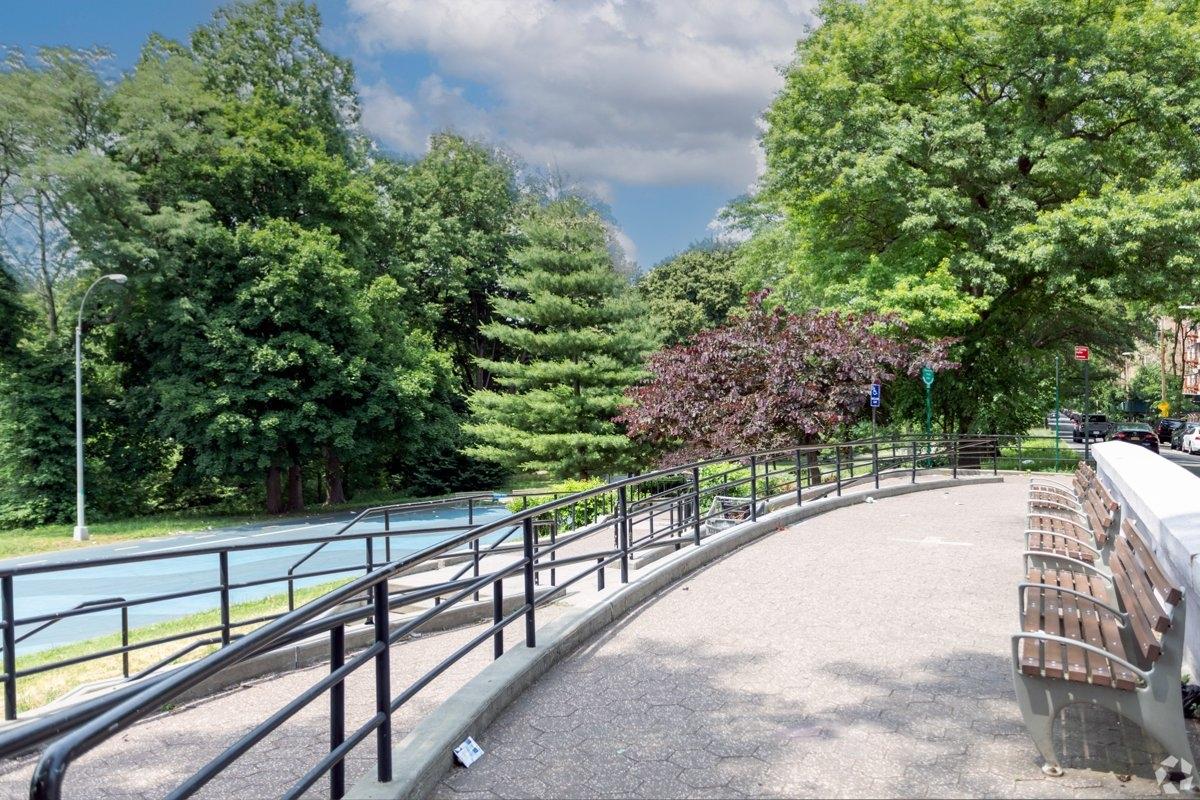 A scenic park in Williamsbridge in the Bronx