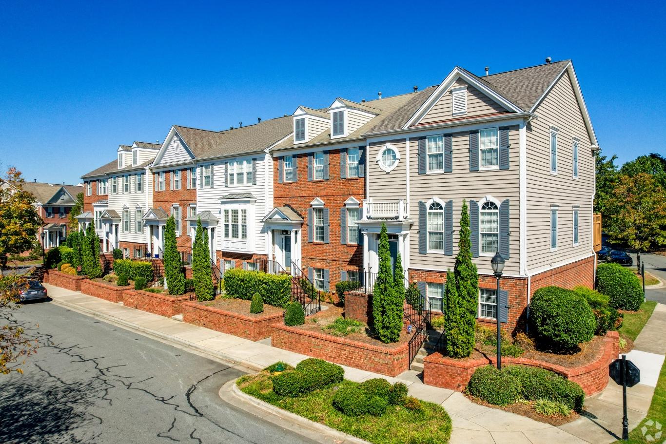 Townhouses are a popular rental option in Ballantyne.