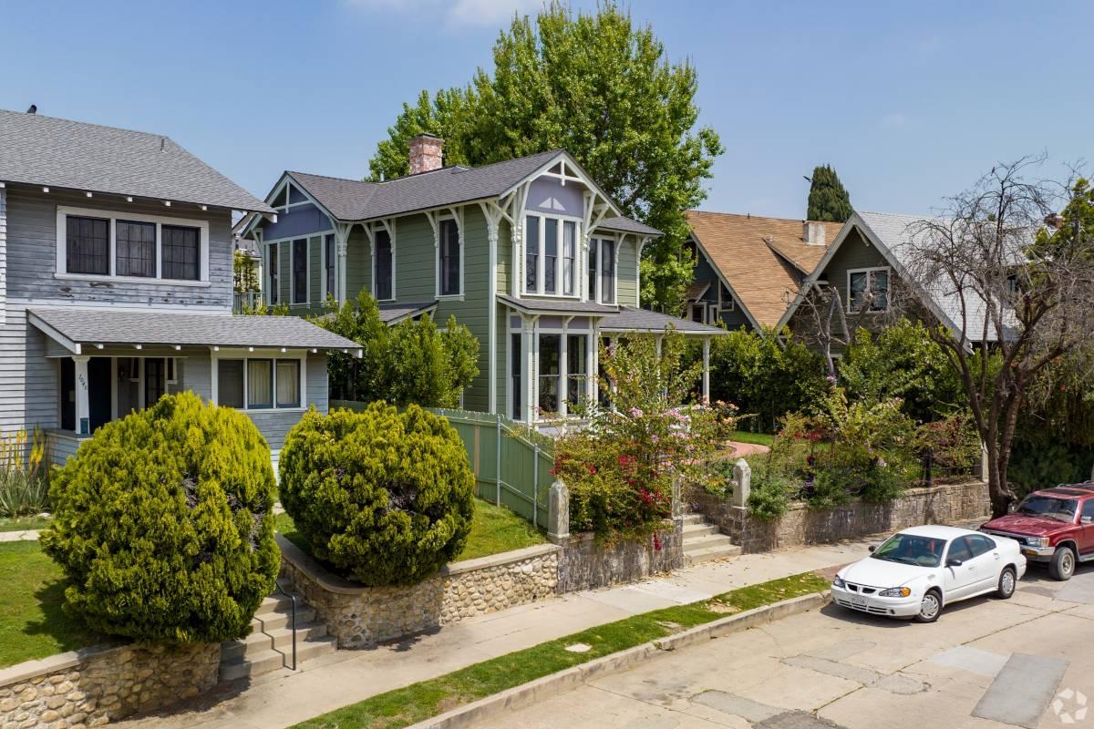 Residential street in Echo Park