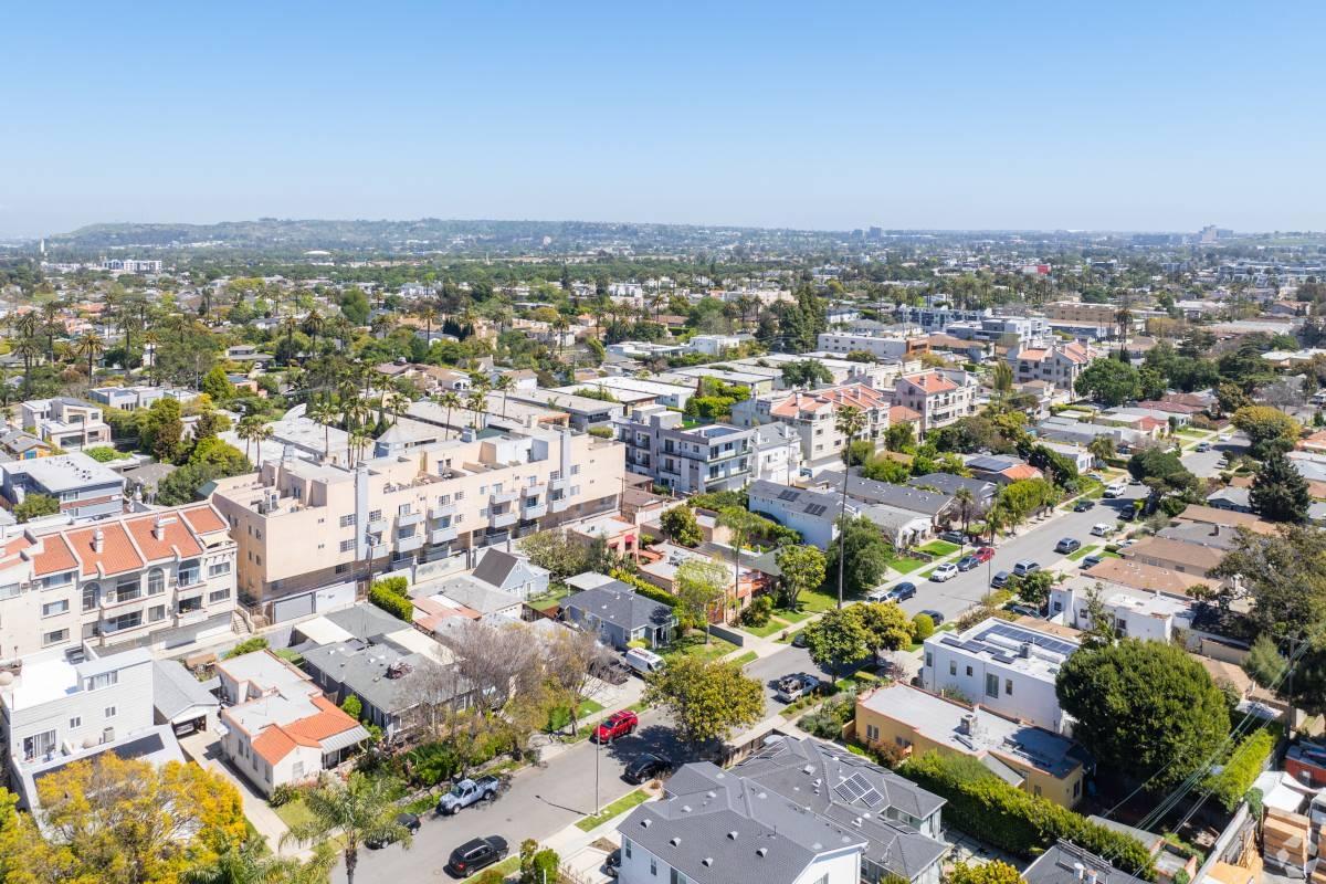 Aerial view of Mar Vista in Los Angeles, CA
