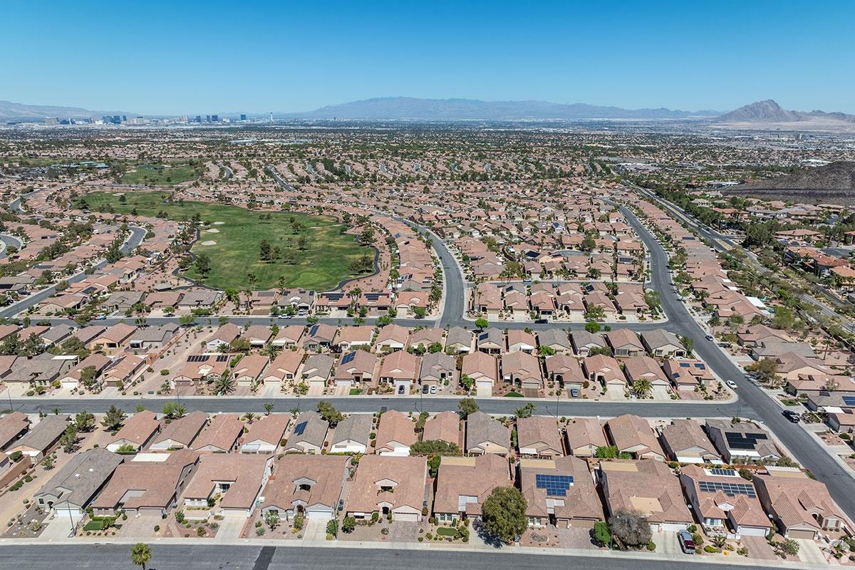 Golf courses run through single-family home neighborhoods in MacDonald Ranch.