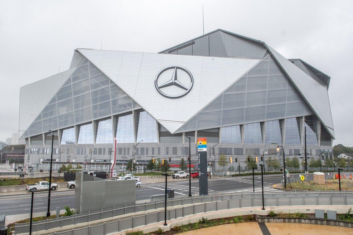 Mercedes Benz Stadium in Atlanta
