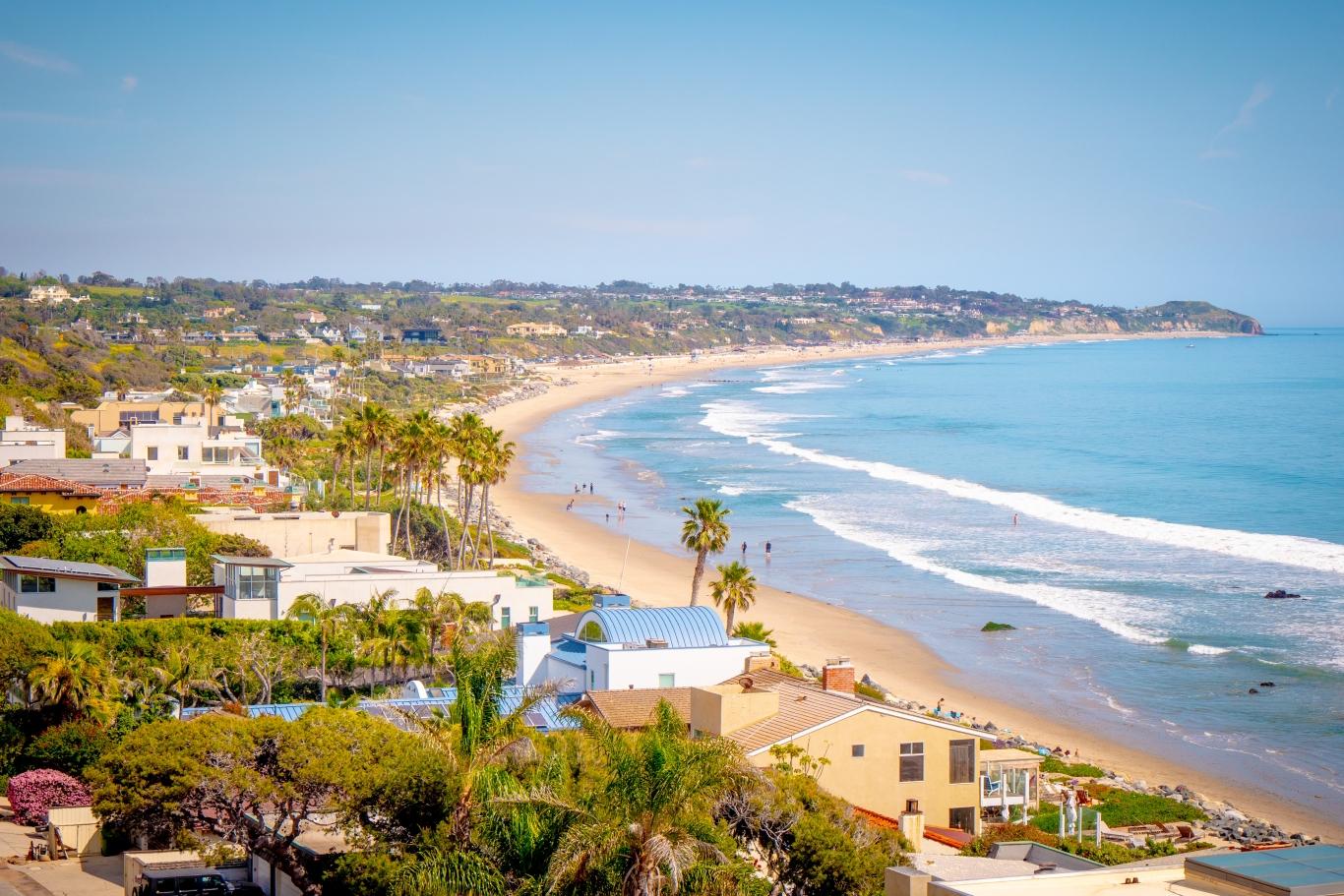 Malibu coastline