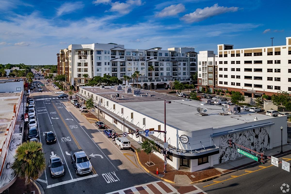 Edgewater Drive is the artery of shops and restaurants in College Park.
