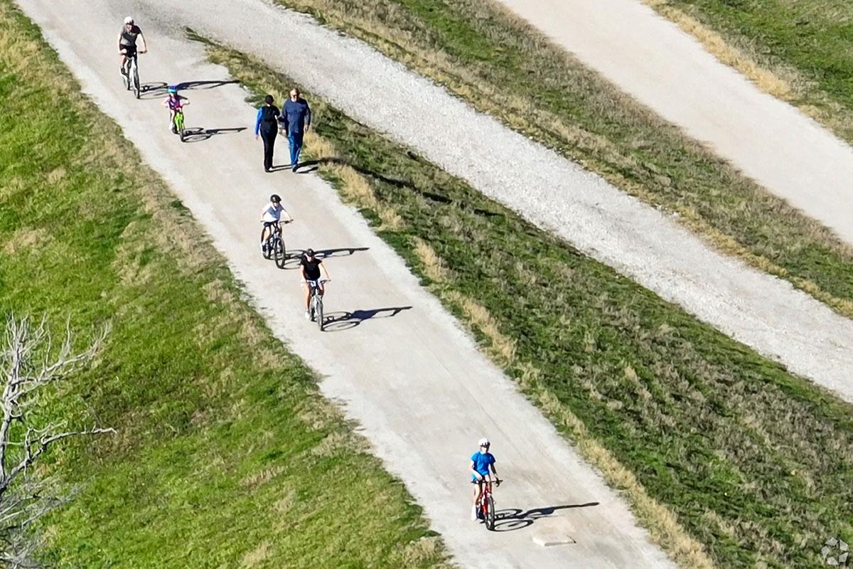 Clearfork sits along Trinity River, offering residents easy access to Trinity Trails.