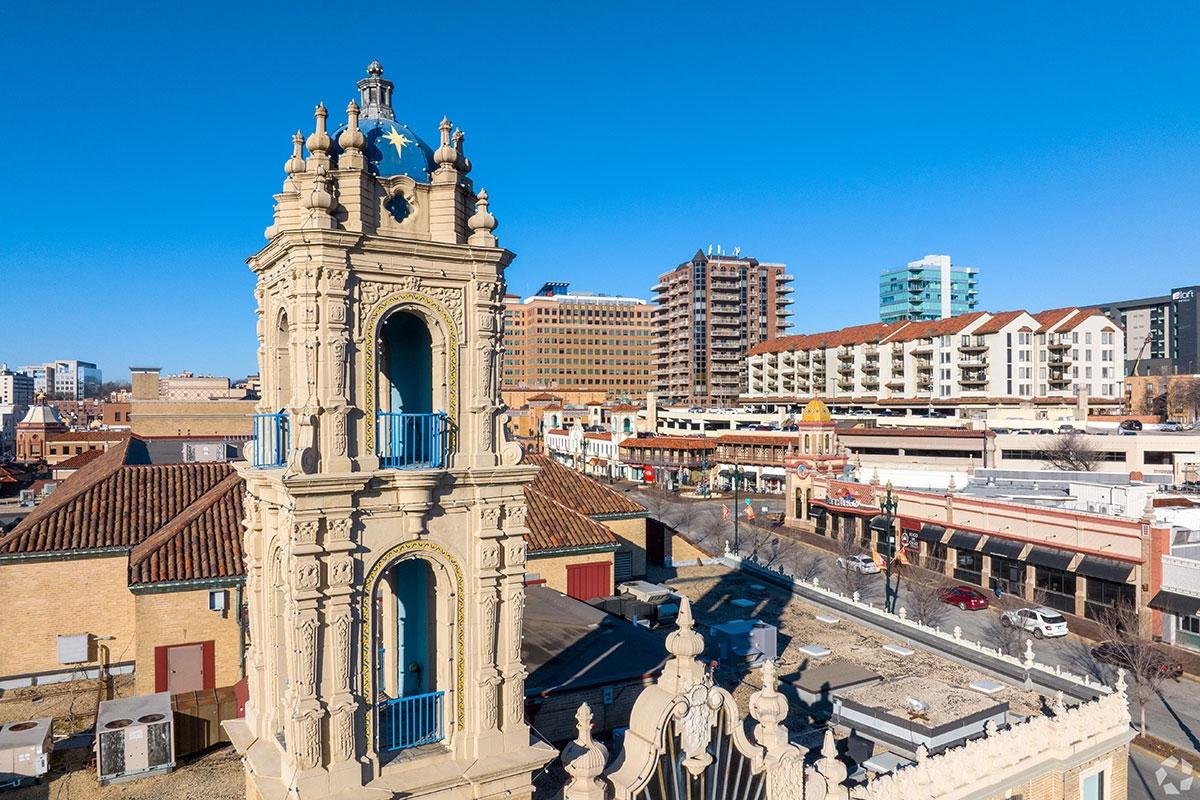 Country Club Plaza is known for its distinct Spanish-inspired architecture. 