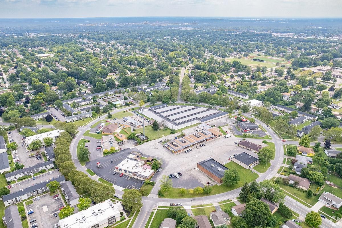 Forest Park East centers around a central road circle.