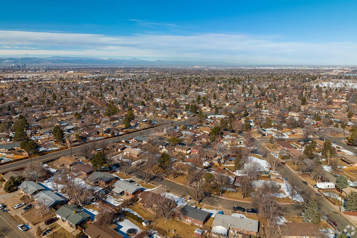 Aurora is primarily residential as homes spread out into neighborhoods.