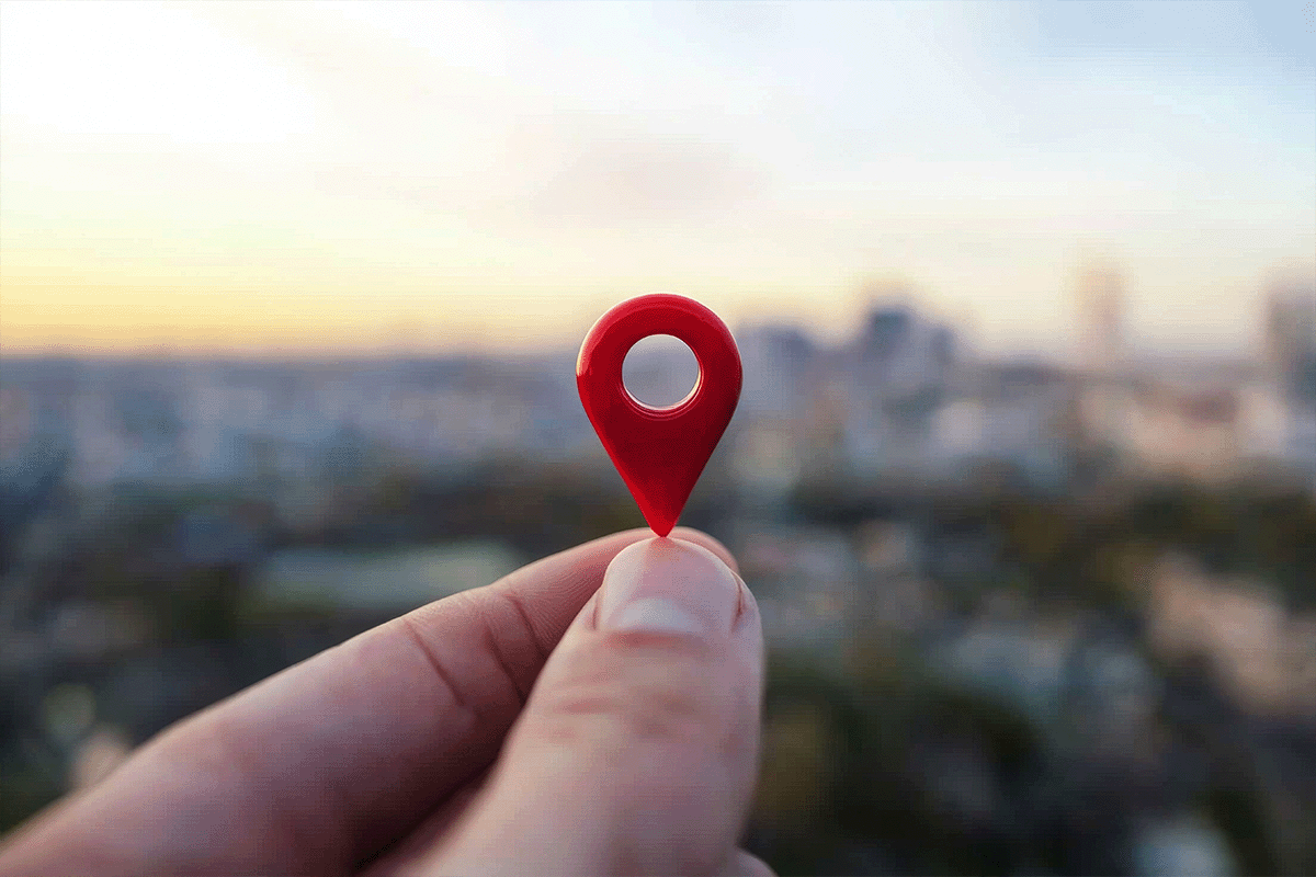 Person Holding Location Icon