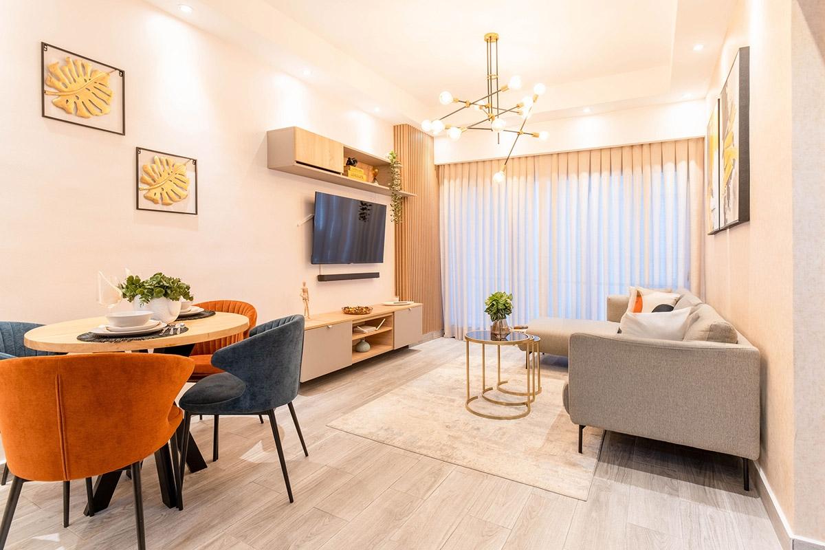 A well-list apartment designed for short-term renting.