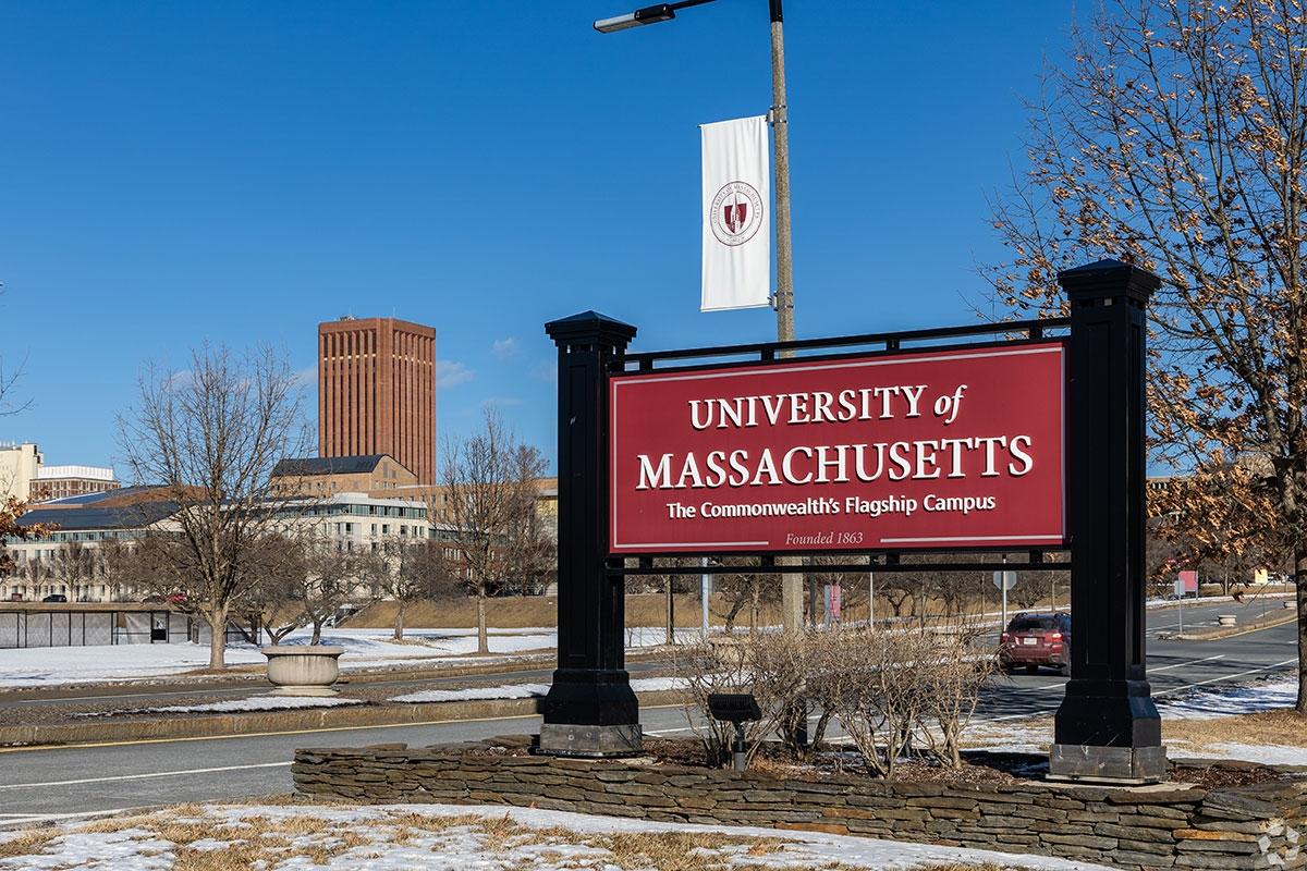 The University of Massachusetts is located in Amherst.