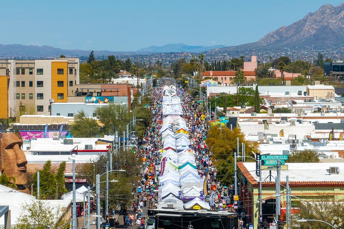 Amphi is a bustling neighborhood in Tucson with local events.