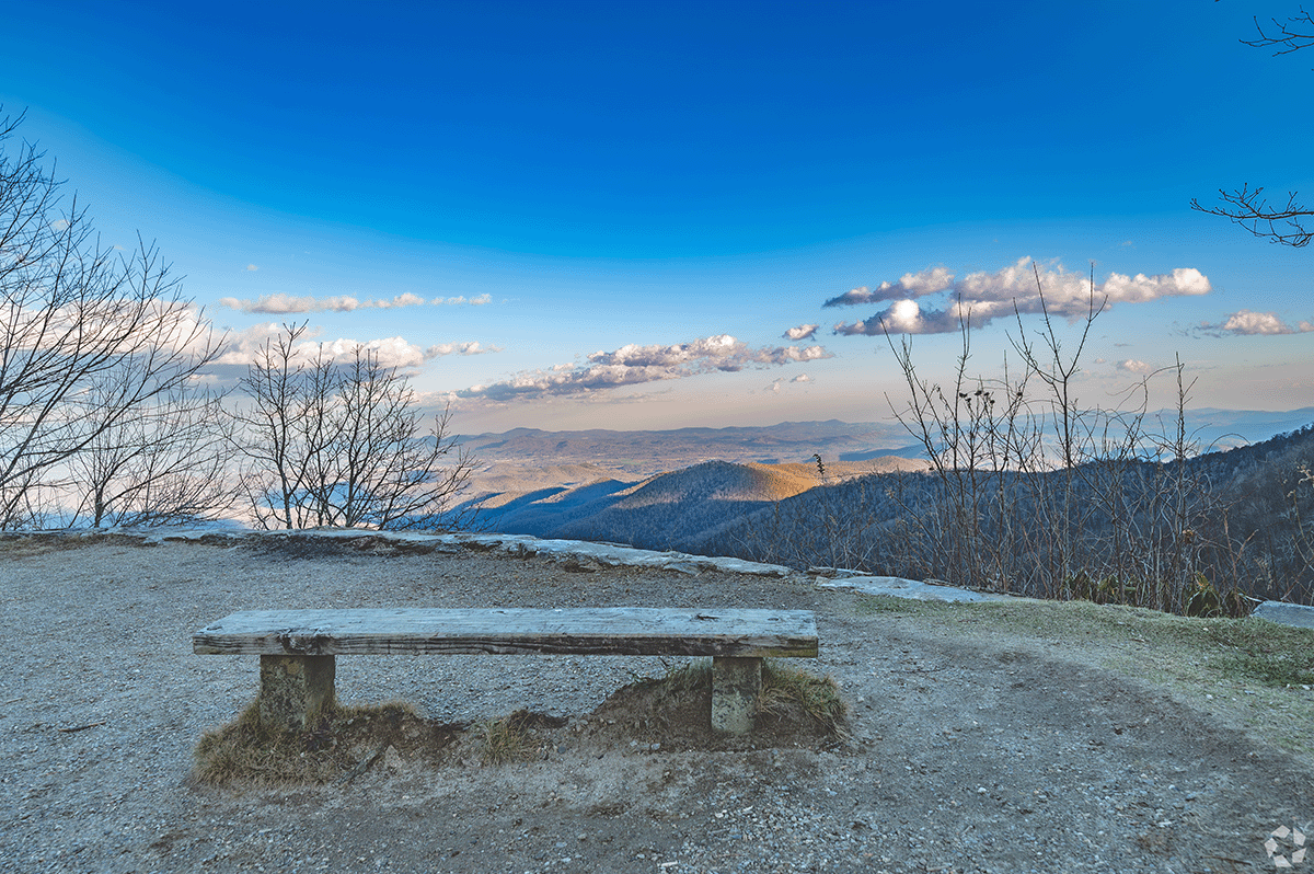 Residents of Bent Creek in Asheville love to take a hike up the mountains for the amazing Blue Ridge views.