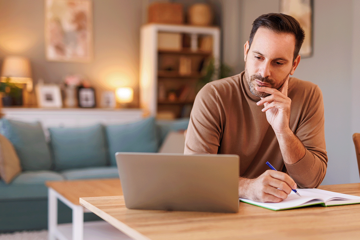 Renter doing research on neighborhoods and cities