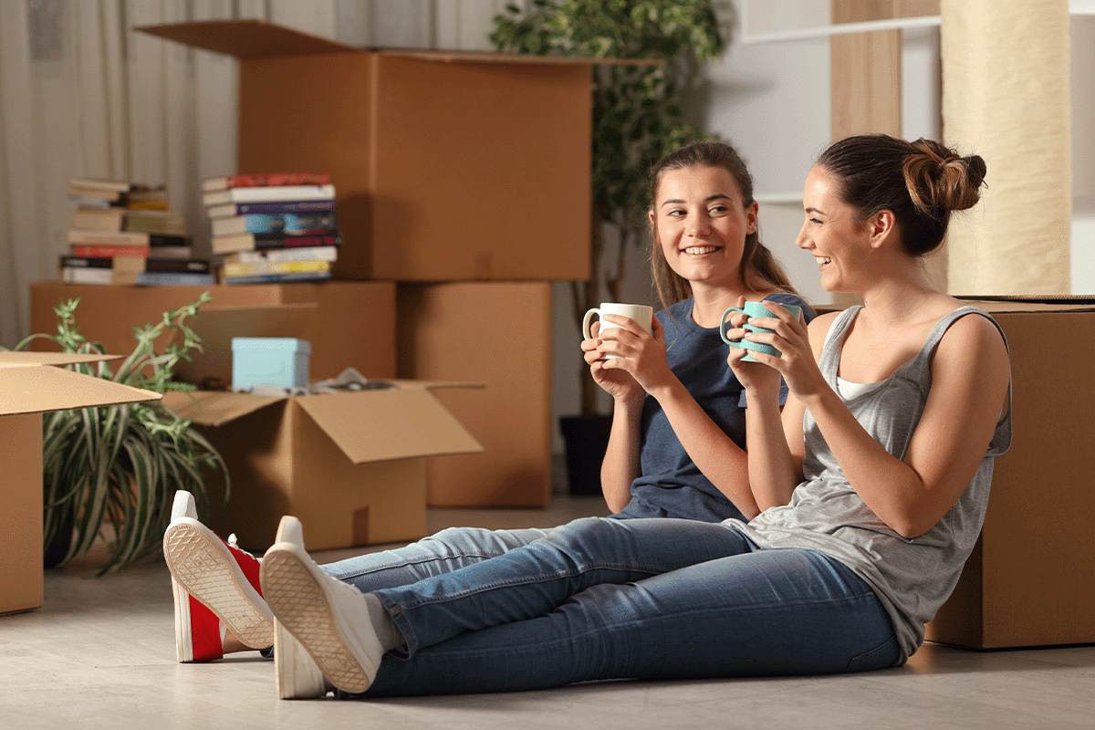 Roommates Talking About Splitting Furnishing Costs