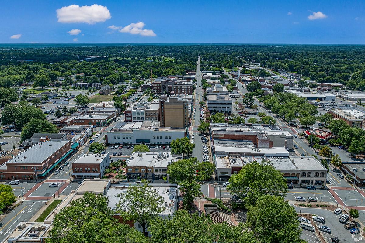 Burlington has a walkable downtown that residents frequent.