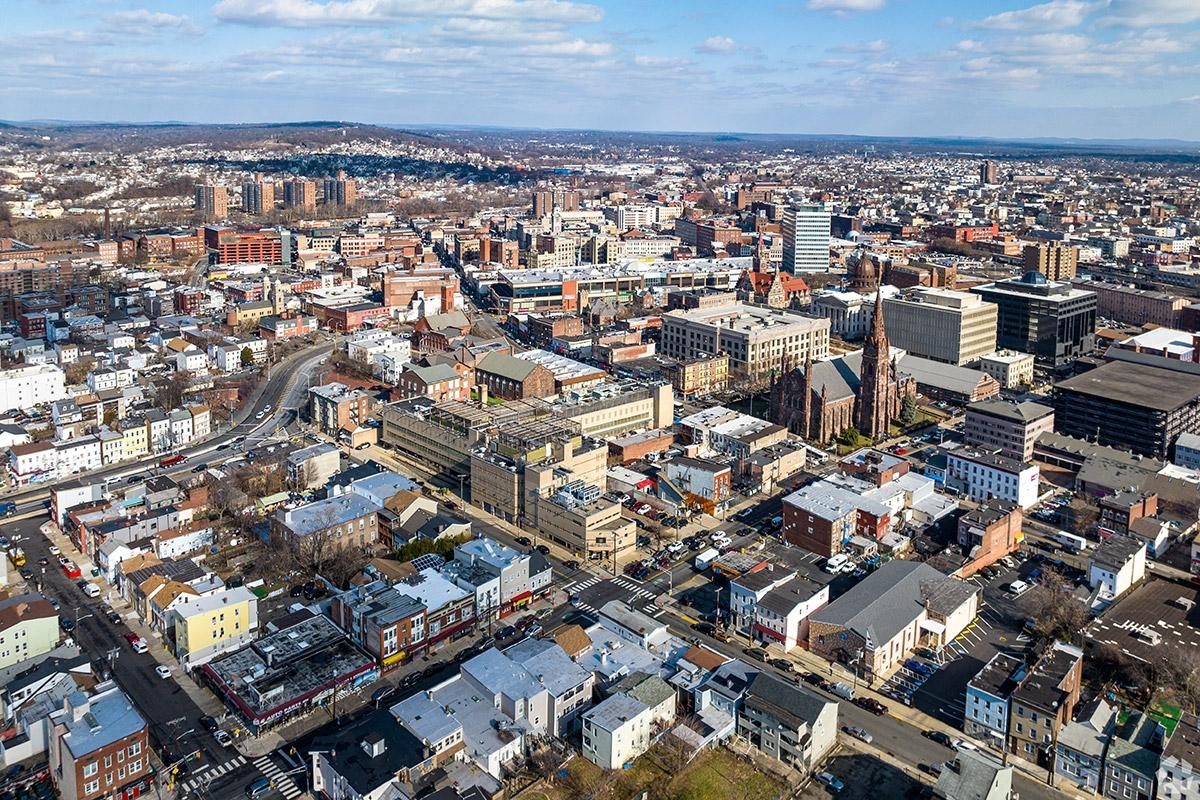 Paterson has many brick, historic buildings in its downtown.
