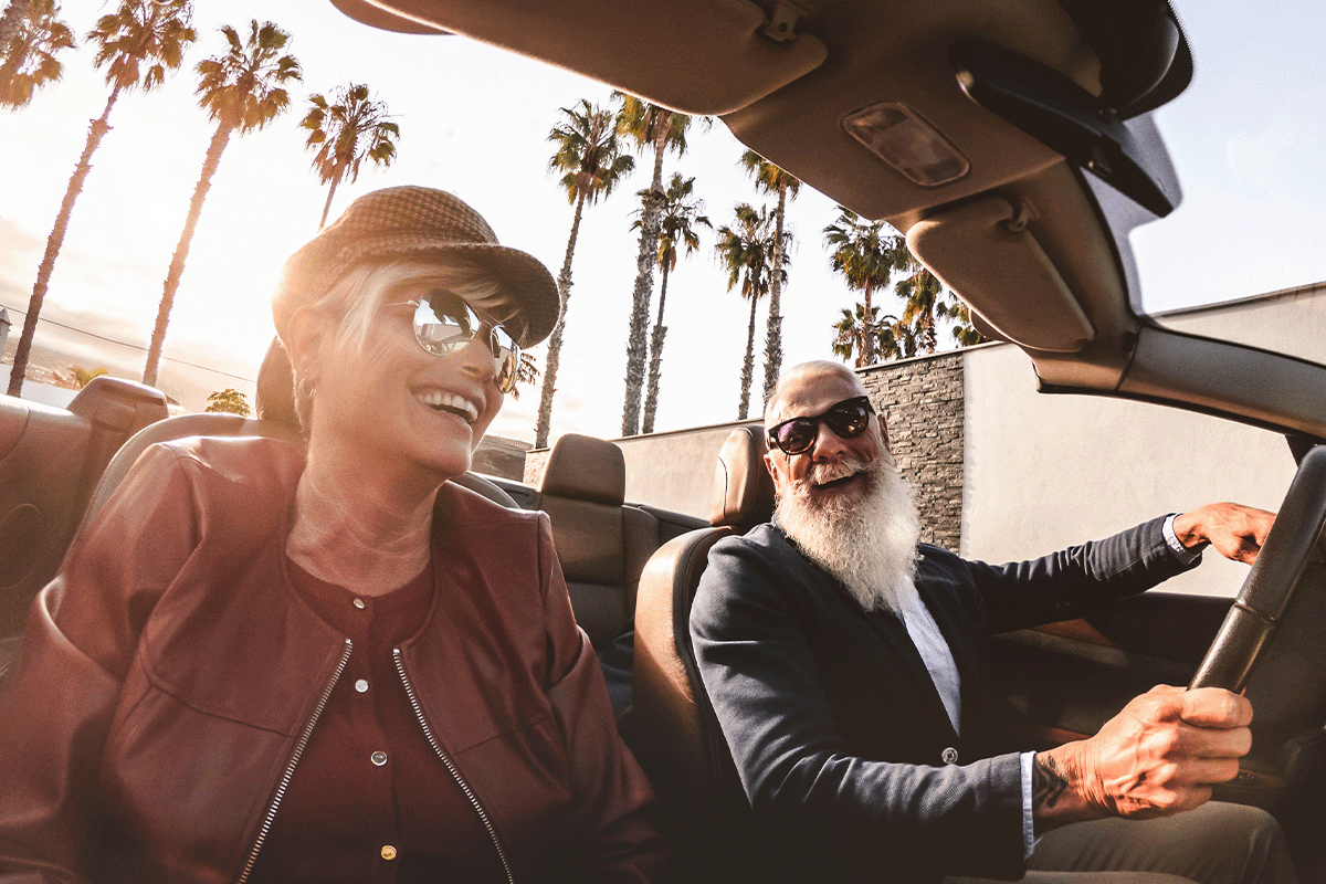 Couple Enjoying their Retirement in California