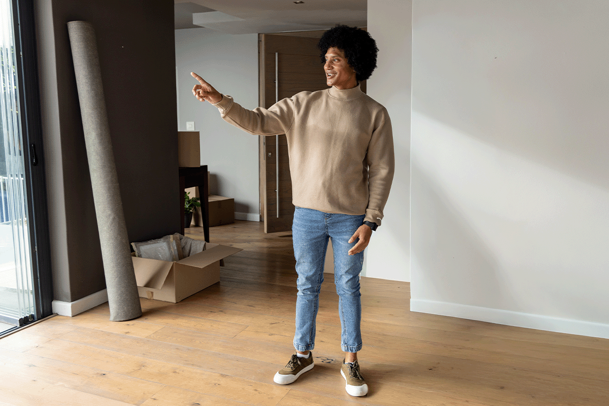 Renter Participating in Apartment Walkthrough