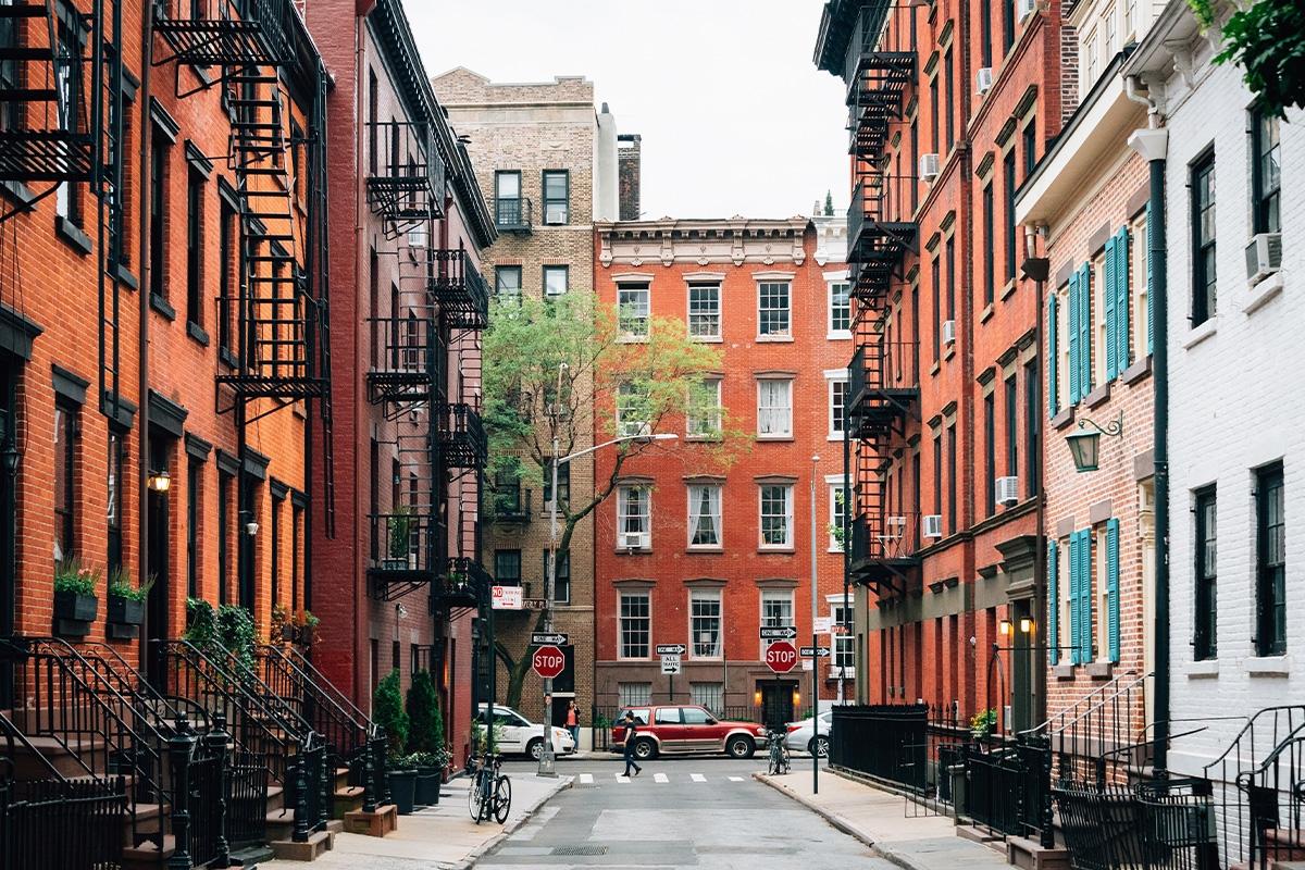 Shot of Gay Street in West Manhattan