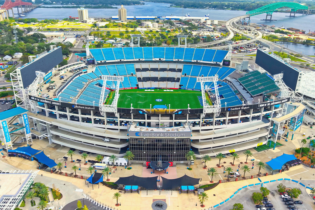 EverBank Stadium in Jacksonville - Jacksonville Jaguars