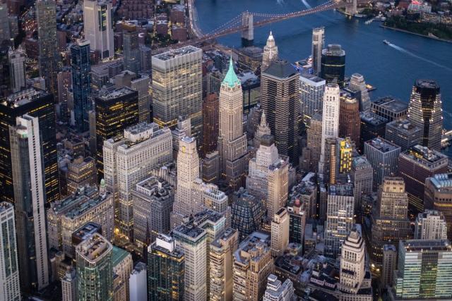 Skyline of New York.