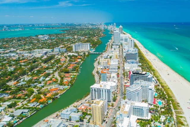 Sunny Miami Coastline