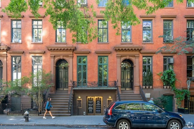 Luxurious brownstones in New York City